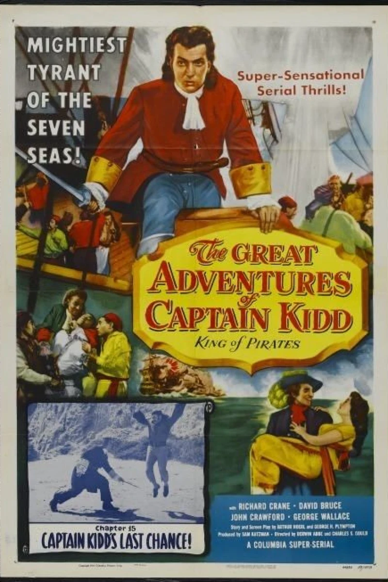 The Great Adventures of Captain Kidd Juliste