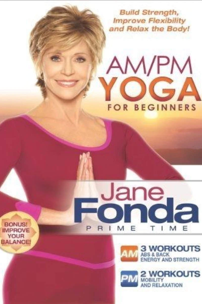 Jane Fonda AM/PM Yoga for Beginners Juliste