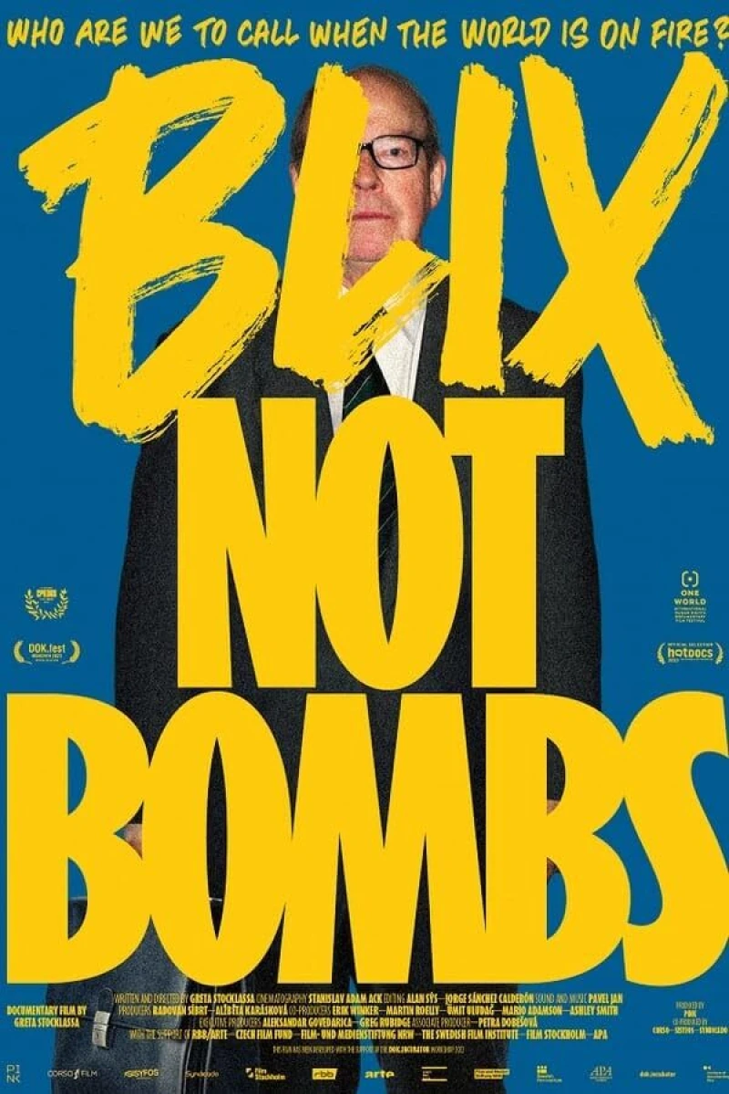 Blix Not Bombs Juliste