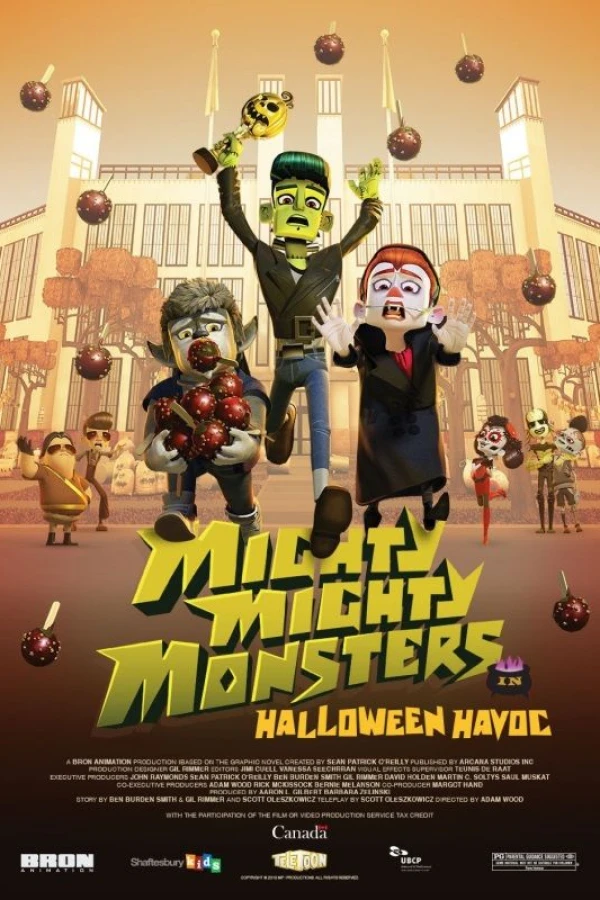 Mighty Mighty Monsters in Halloween Havoc Juliste