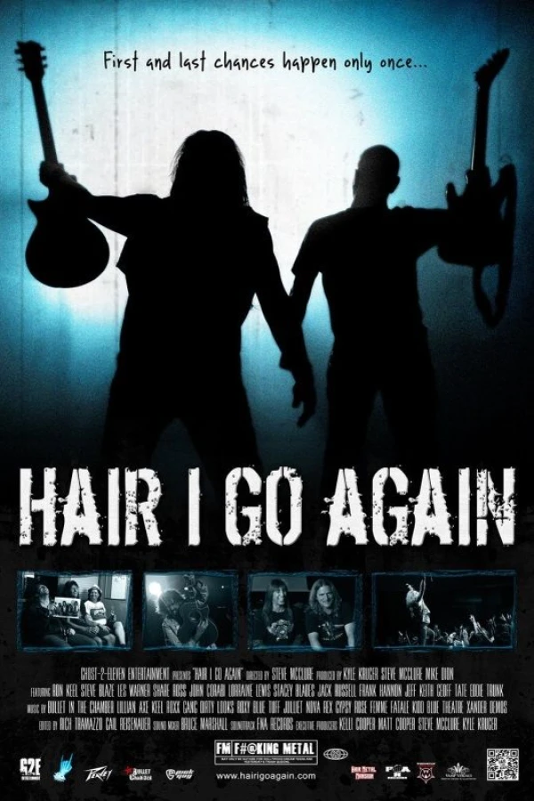 Hair I Go Again Juliste