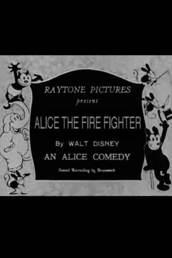 Alice the Fire Fighter Juliste