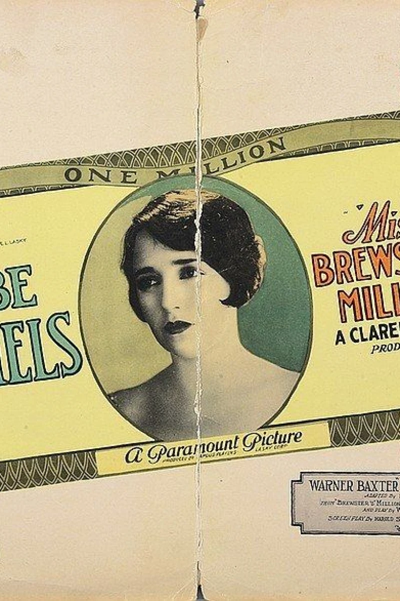 Miss Brewster's Millions Juliste
