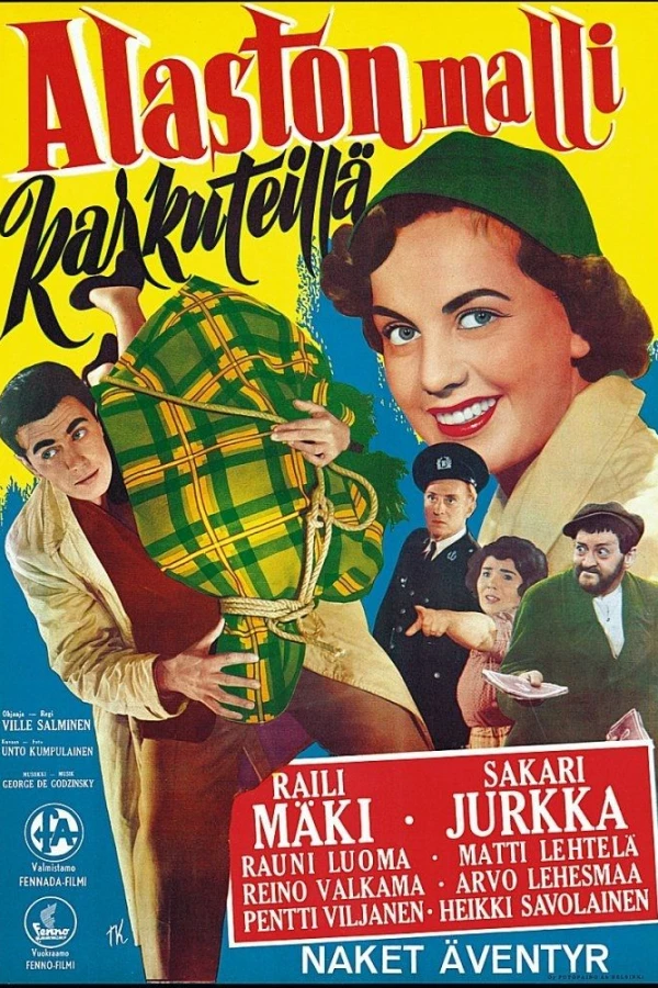Alaston malli karkuteillä Juliste