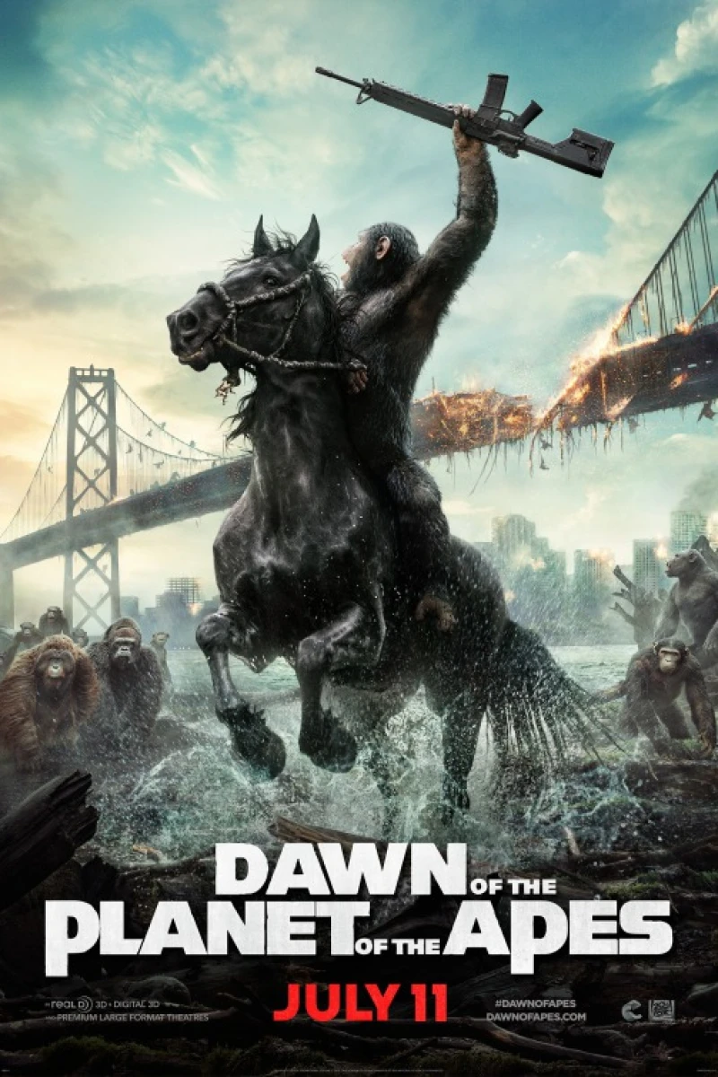Dawn of the Planet of the Apes Juliste