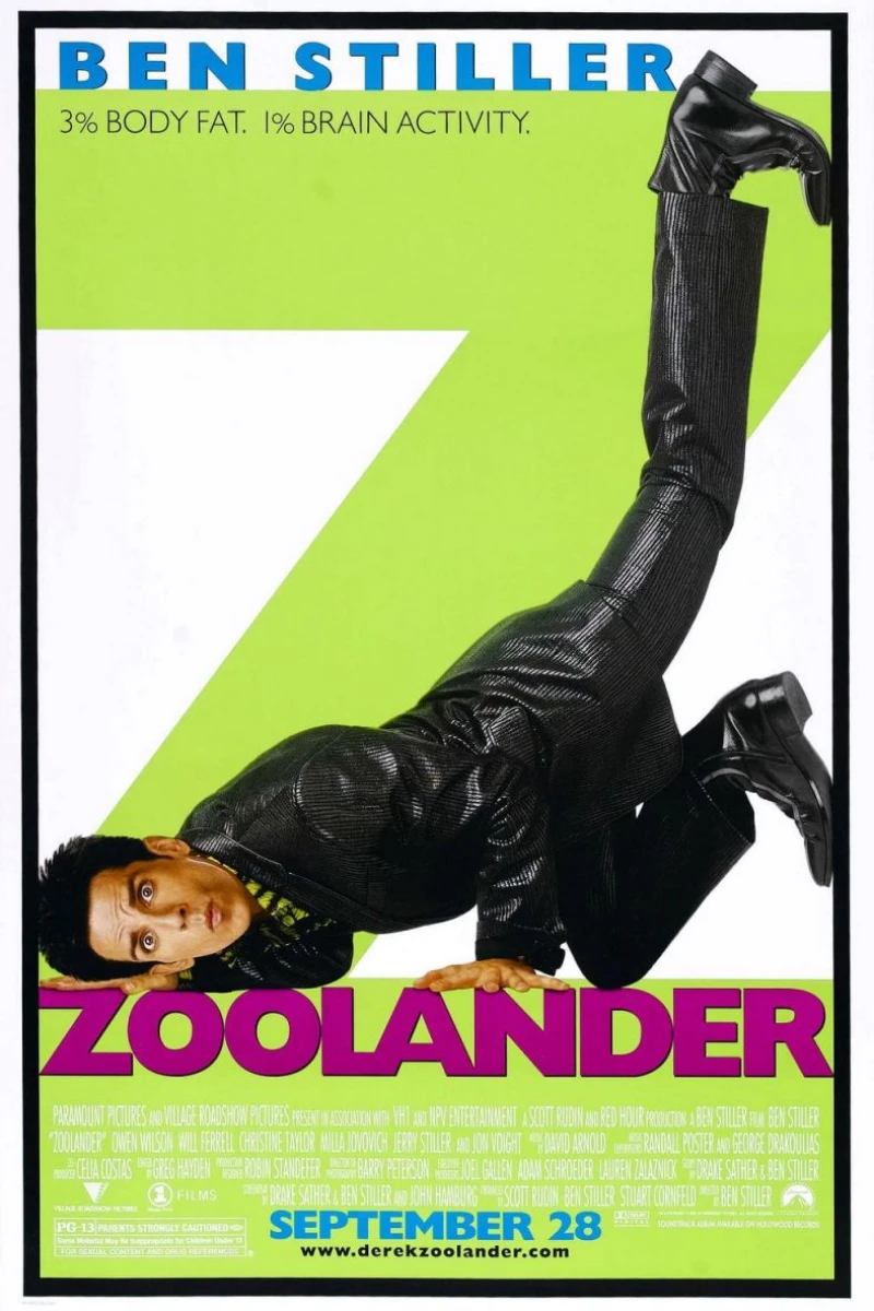 Zoolander Juliste