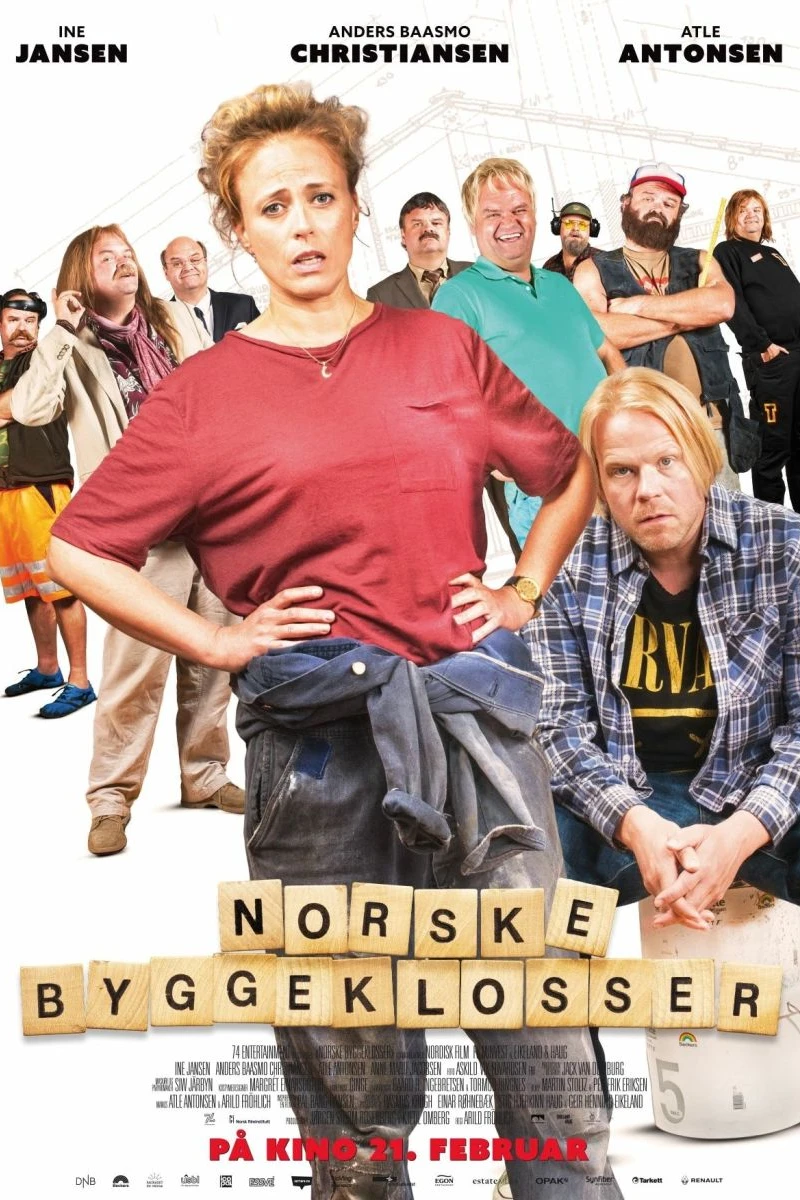 Norske byggeklosser Juliste