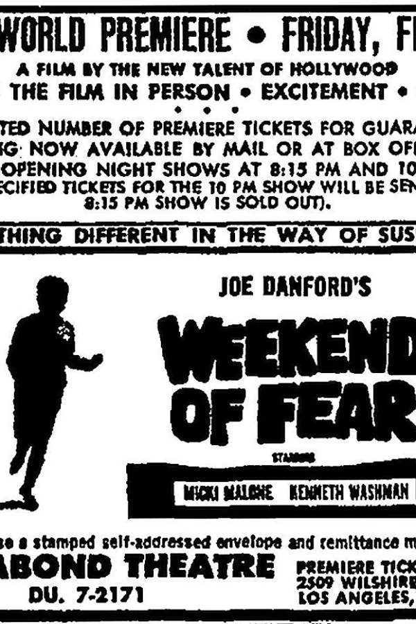 Weekend of Fear Juliste