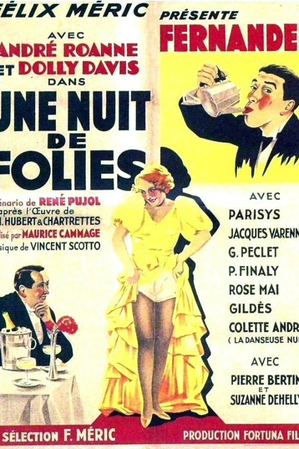 Une nuit de folies Juliste