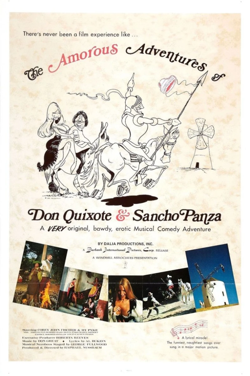 The Amorous Adventures of Don Quixote and Sancho Panza Juliste