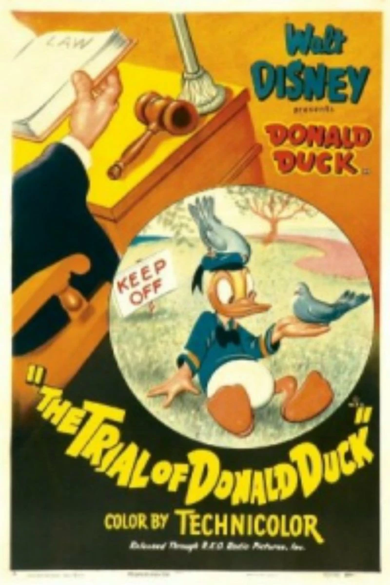 The Trial of Donald Duck Juliste