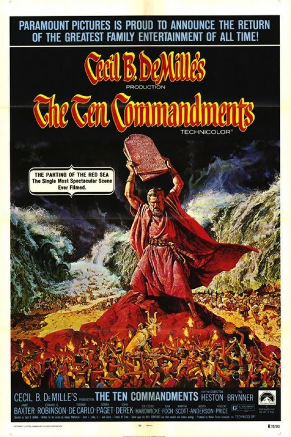 The Ten Commandments Juliste