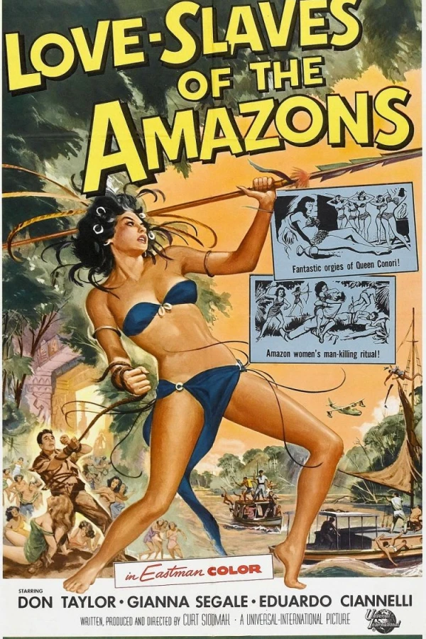 Love Slaves of the Amazons Juliste