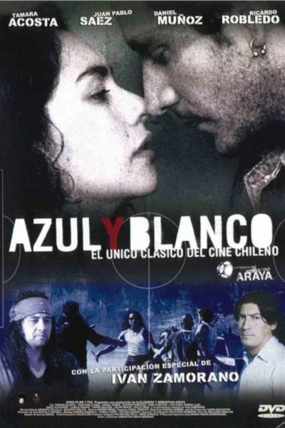 Azul y blanco