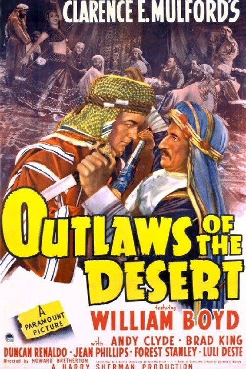 Outlaws of the Desert Juliste