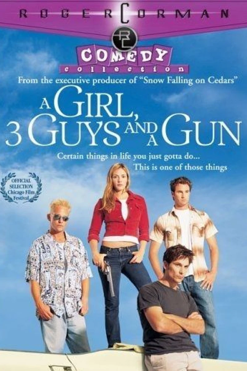 A Girl, Three Guys, and a Gun Juliste