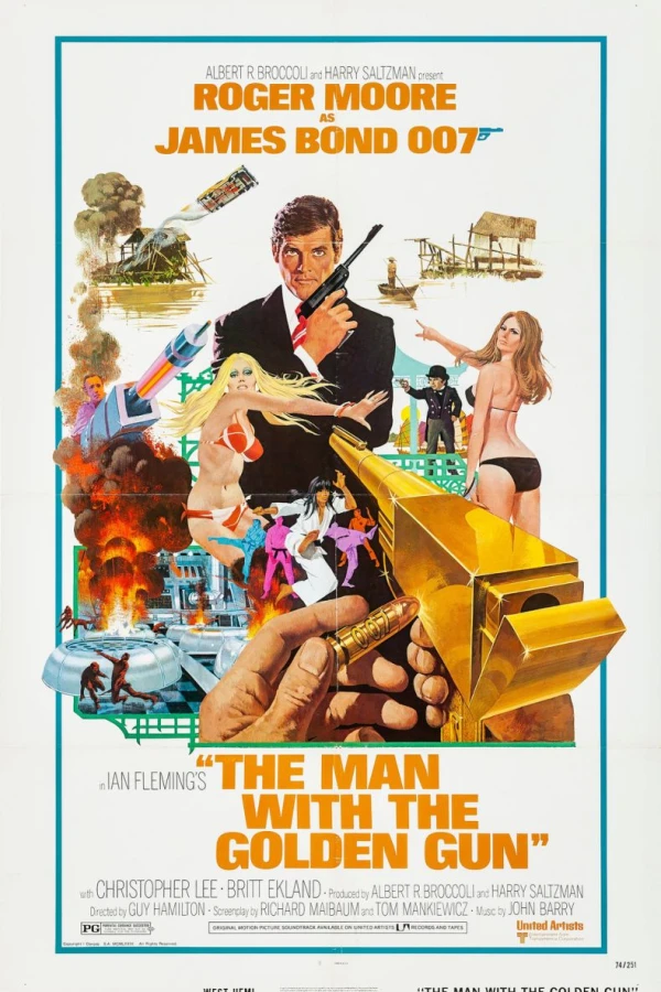 007 ja kultainen ase Juliste