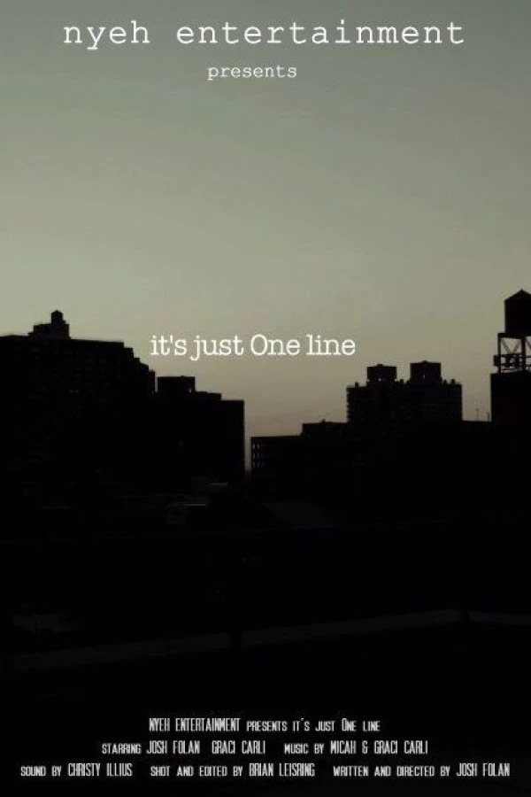 It's Just One Line Juliste