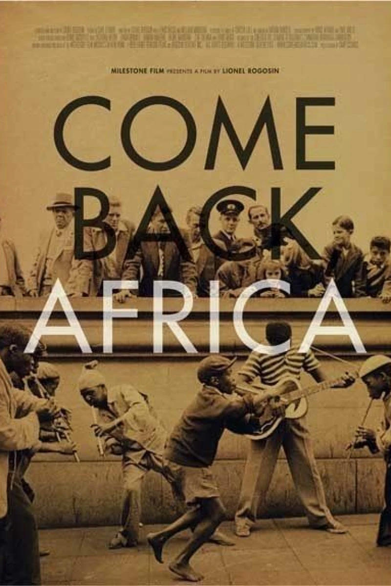 Come Back, Africa Juliste