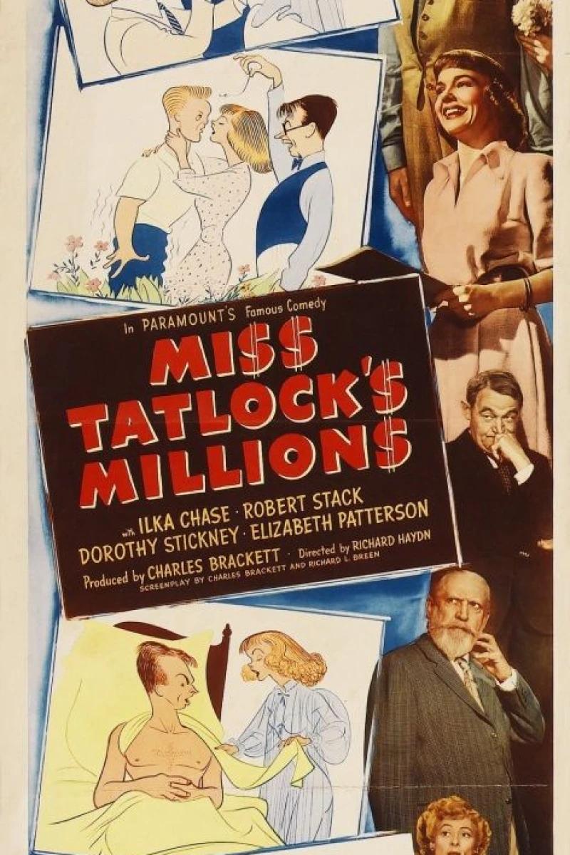 Miss Tatlock's Millions Juliste