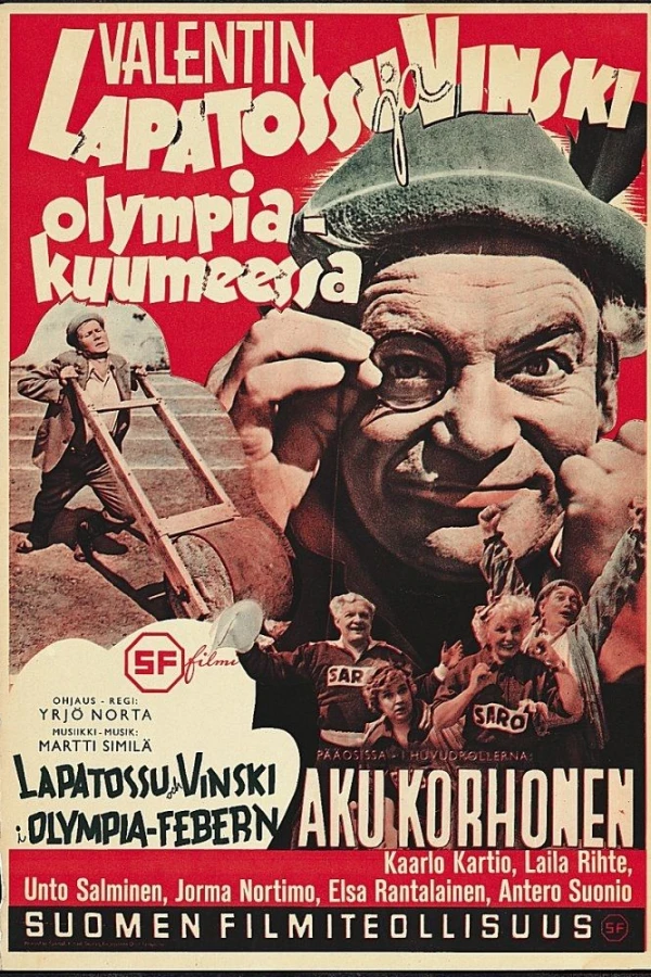 Lapatossu ja Vinski olympiakuumeessa Juliste