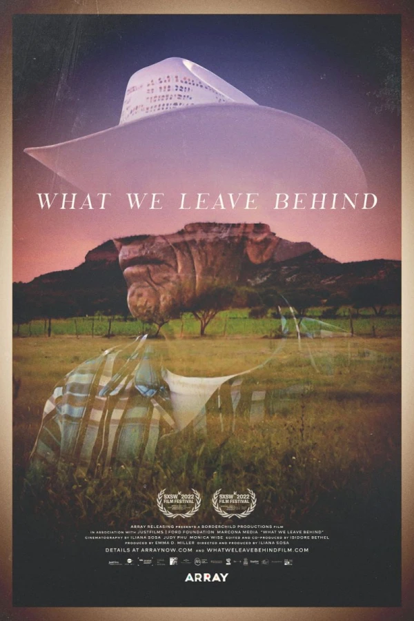 What We Leave Behind Juliste