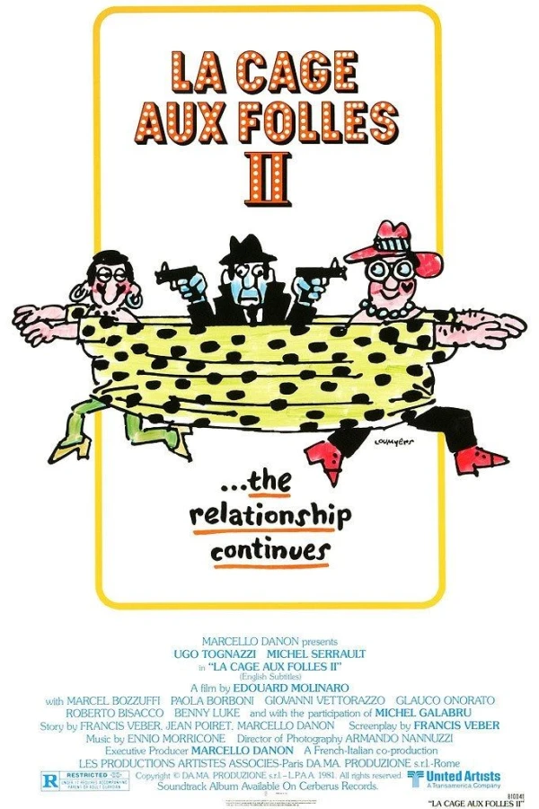 La cage aux folles II Juliste