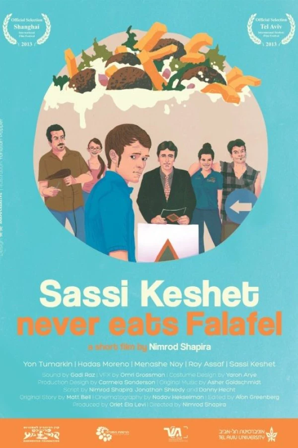 Sassi Keshet Never Eats Falafel Juliste