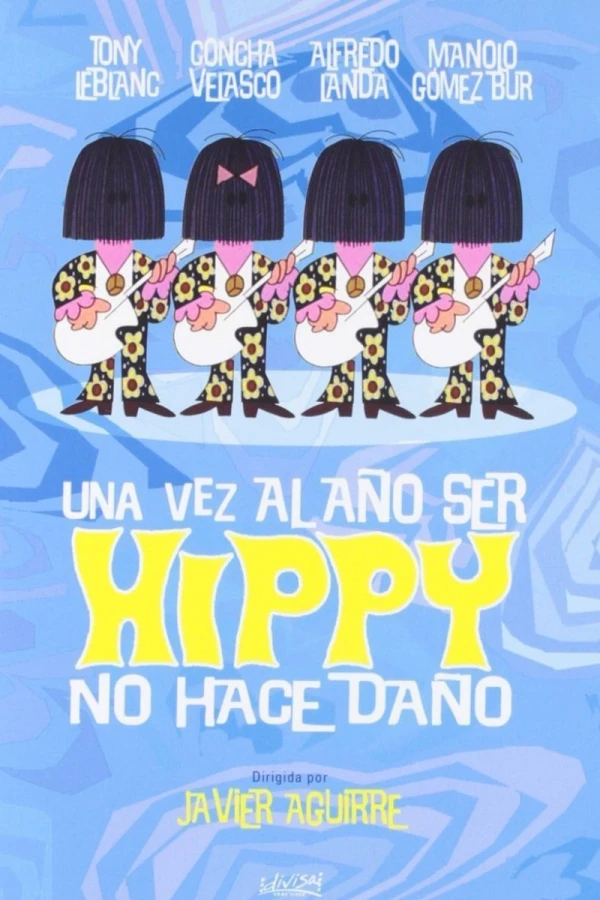 Una vez al año ser hippy no hace daño Juliste