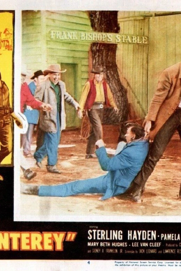 Gun Battle at Monterey Juliste