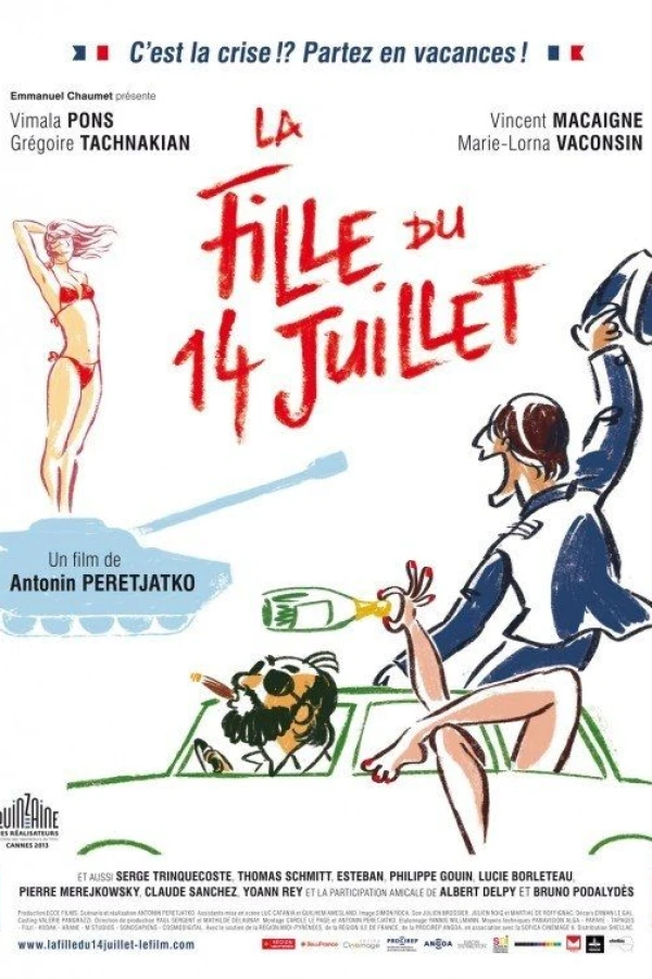 La fille du 14 juillet Juliste