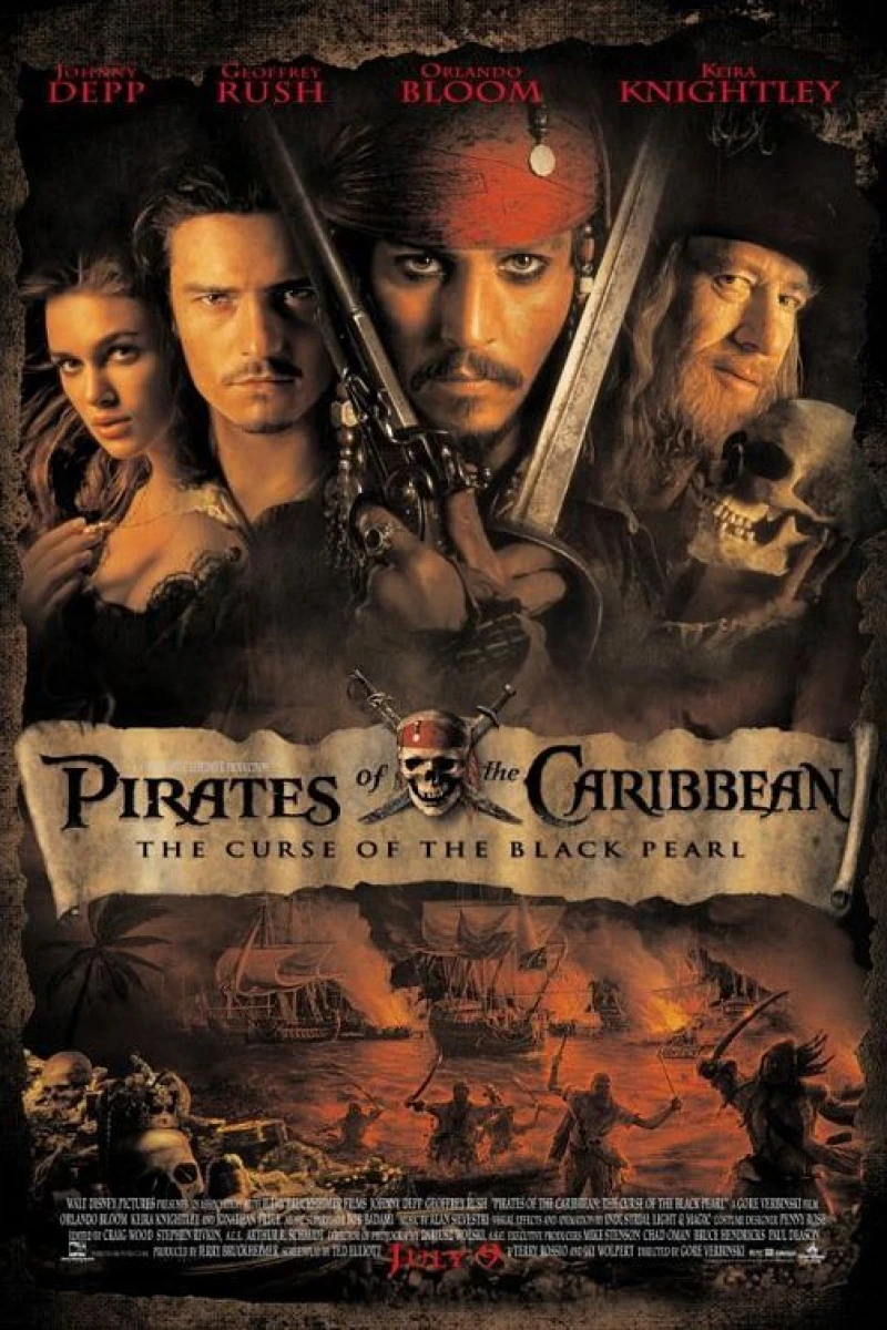 Pirates of the Caribbean: The Curse of the Black Pearl Juliste
