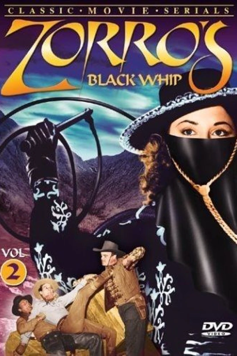 Zorro's Black Whip Juliste