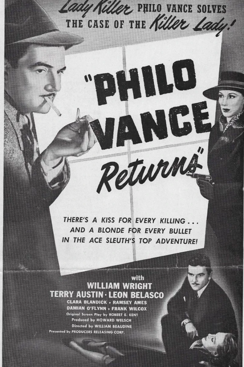 Philo Vance Returns Juliste