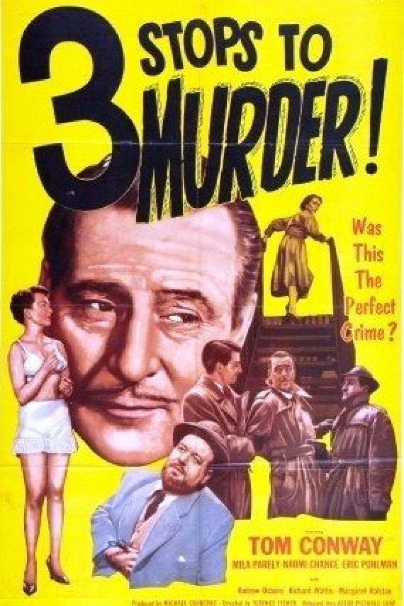 Three Stops to Murder Juliste