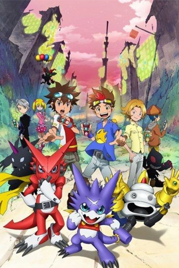 Digimon Xros Wars: The Young Hunters Who Leapt Through Time Juliste