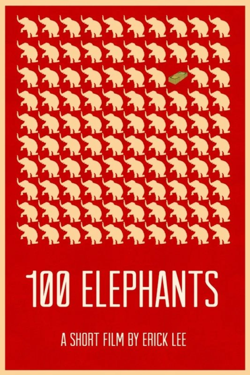100 Elephants Juliste