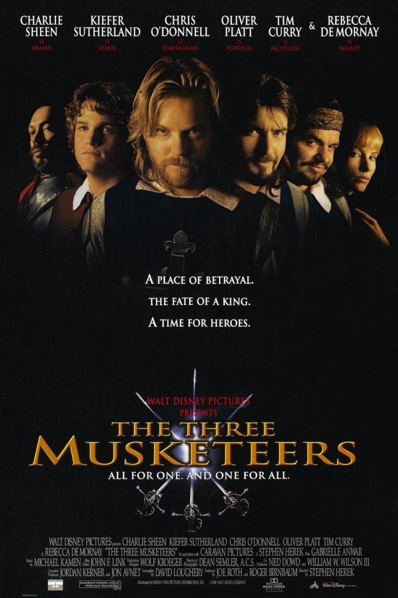 The Three Musketeers Juliste