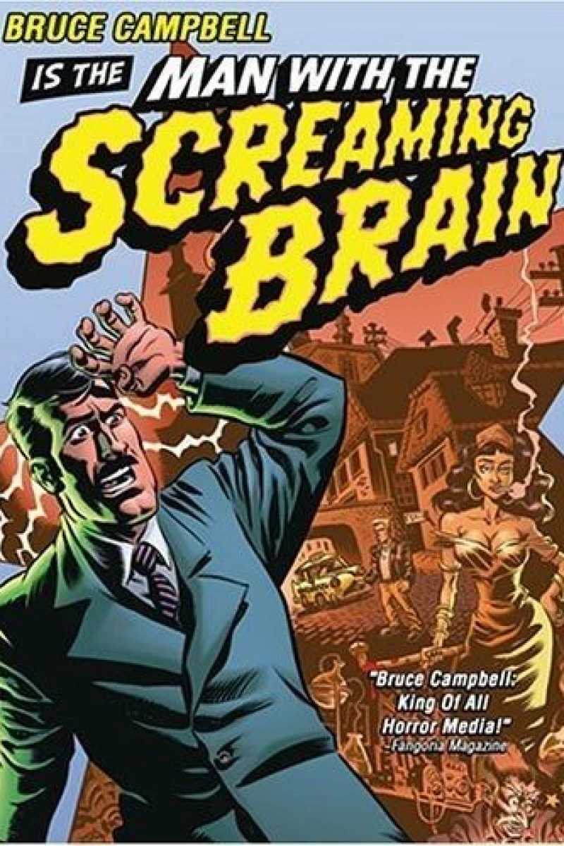 Man with the Screaming Brain Juliste