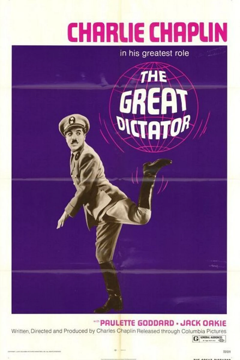 The Great Dictator Juliste