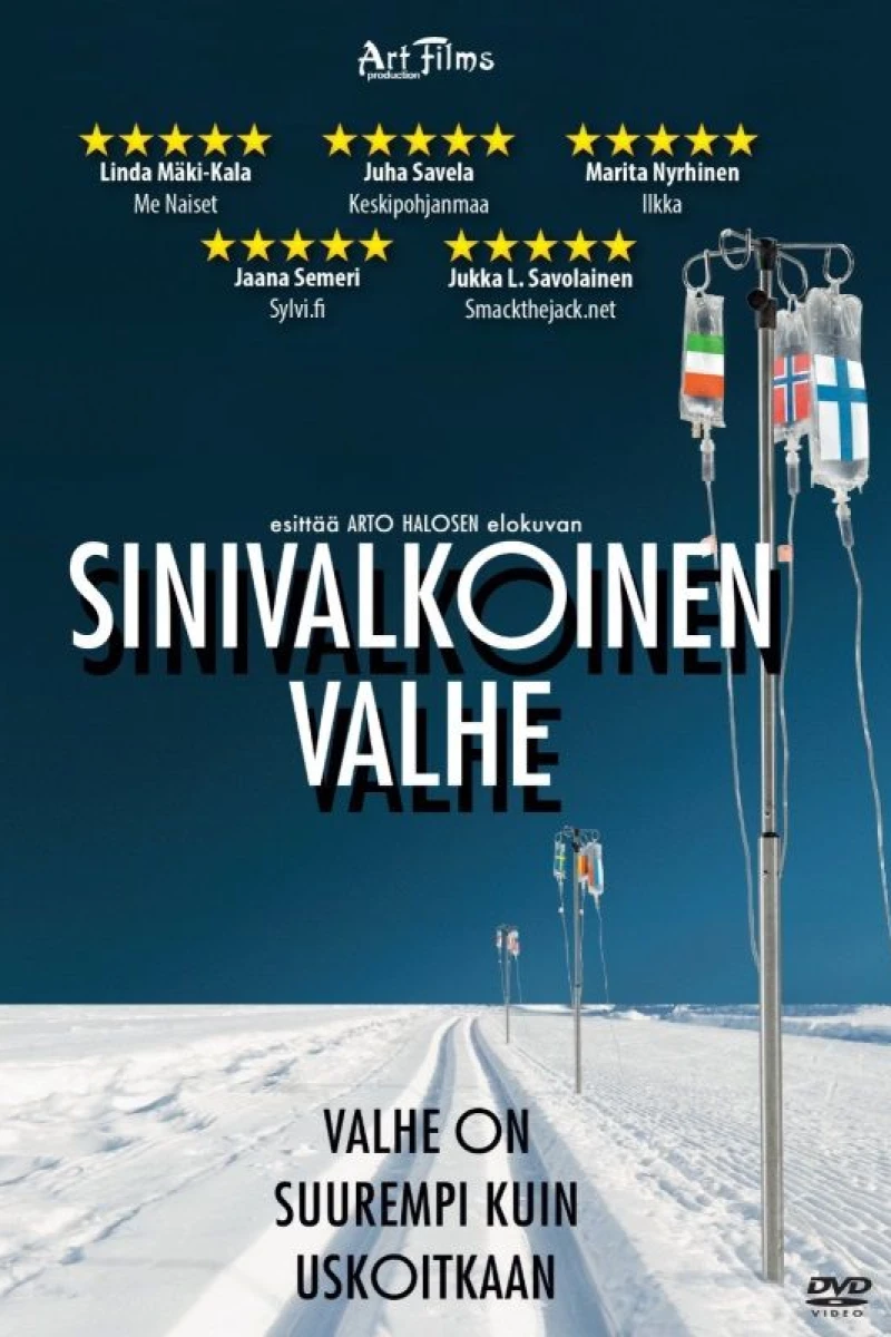 Sinivalkoinen valhe Juliste