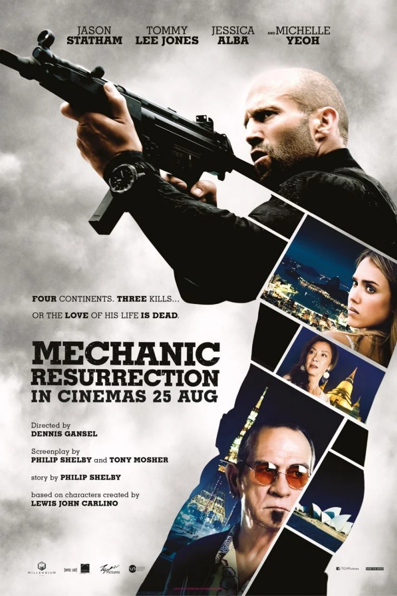 Mechanic: Resurrection Juliste